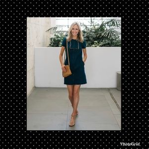 Draper  Length Denim Dress 12NWT